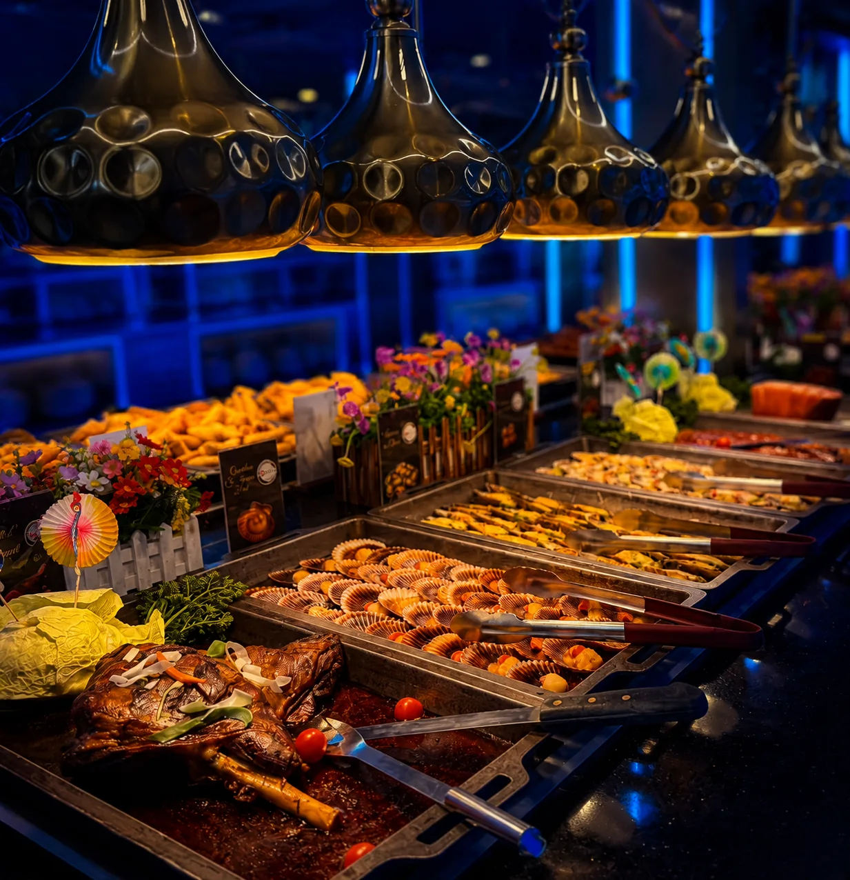 Grand buffet chaud et fruits de mer chez Okito 51