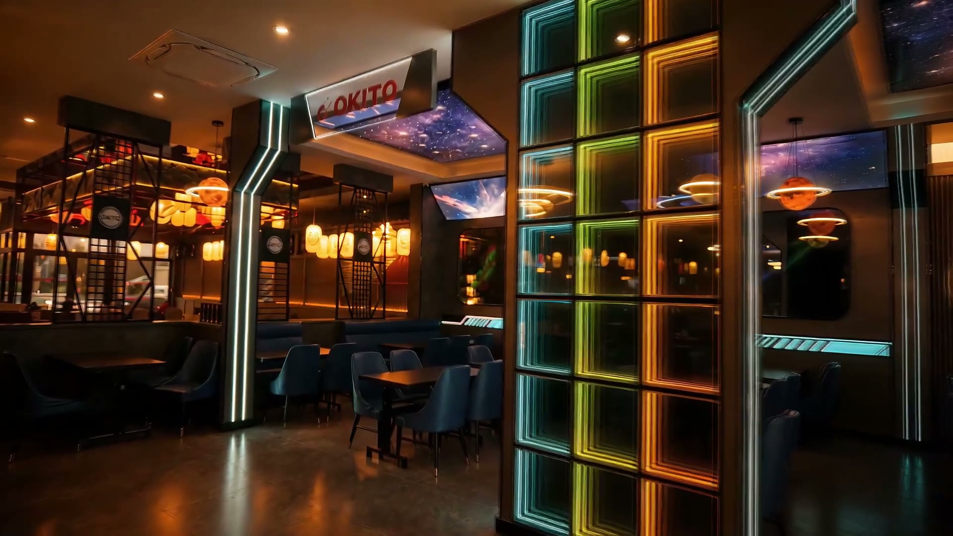 Ambiance O'Grand Buffet Okito 51, salle du restaurant